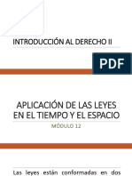 Aplicacion de Las Leyes en El Tiempo y El Espacio 1