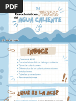 Características Físicas Del Agua Caliente