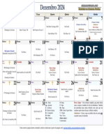 Calendario Dezembro 2024