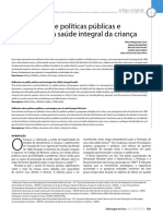 Reflexão Sobre Políticas Públicas e Estratégias Na Saúde Integral Da Criança