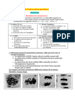 Nature de L'information Génétique Exercices