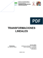 Transformaciones Lineales Trabajo