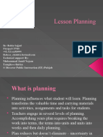 Lesson Planning