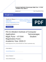 Mca II Admission 2020-21