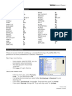 Autocad 2005 Keyboard Shortcuts: Waslastudent Chapter