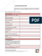 Aml Client Registration Form