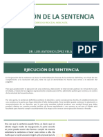 Ejecución de La Sentencia