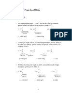 Chapter One Properties of Fluids Exercis-1