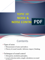 Topic 10 Noise & Noise Control