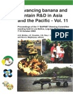 Advancing Banana and Plantain R&D in Asia and The Pacific - Vol. 11