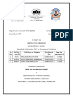 DTM Micro Project