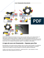 Fresamento Concordante vs. Fresamento Discordante