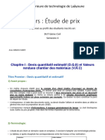 Etude de Prix