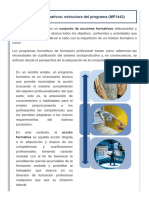 1.4. Programas Formativos Estructura Del Programa