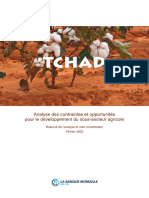 Banque Mondiale - Rapport Sur La Chaine de Valeur Agricole Au Tchad