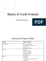 Credit Analysis Ratios