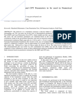 Evaluation of DMT and CPT Parameters To Be Used in Numerical Modeling of Piles