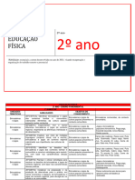 Habilidades Essenciais - Educação Física 2º Ano