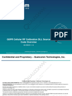 QSPR Cellular RF Calibration DLL Source Code Overview: Confidential and Proprietary - Qualcomm Technologies, Inc