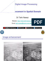 4 Lecture DIP Image Enhancement Spatial P1 DrTahirNawaz