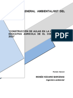 Informe Ambiental - SST Aulas Agricolas