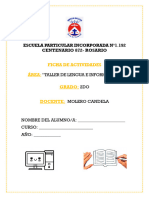 Cuadernillo 2do Taller de Lengua e Informatica