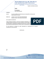 Modificación de Funciones Que Corresponden A La Gerencia de Administración y Finanzas