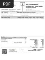 Tubosud S.A. Nota de Crédito: Original