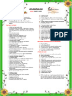 Lista de Útiles 2024 - 3 Años