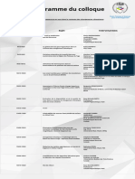 Programme Du Colloque Protection Des Ressources en Eau Dans Le Contexte Des Changements Climatiques Date 22 Mars 2024 À 9h (Heure de Montréal)