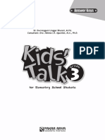 Answer Keys - Kids Talk Grade 3