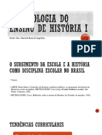 Metodologia Do Ensino de História I - Aula 4