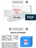 3 - Clase 2 - Presión, Principio de Pascal