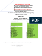 1st Year SOCIAL STUDIES Mathematics in The Modern World