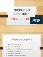 PREPARING CHAPTER 1 Revised