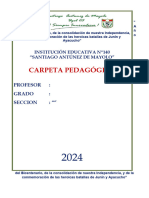 Carpeta Pedagogica 2024 - Formato