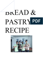 Bread and Pastry Recipes