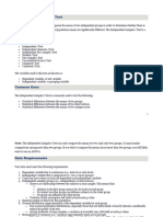 Independent Samples T Test