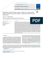 Optimization of Electric Vehicle Recharge Schedule and Routing Problem With Time Windows and Partial