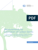 Measurements For Estimation of Carbon Stocks in Afforestation and Reforestation Project Activities Under The Clean Development Mechanism