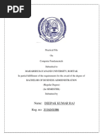 BBA-1st-PracticalFile Computer Fundamental