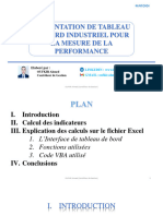 Presentation de Tableau de Bord Industriel Pour La Mesure de La Performance