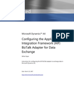 AXAPTA 4.0 ConfigureAIFBizTalkAdapterForDataExchange
