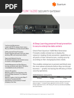 Security Gateway Datasheet