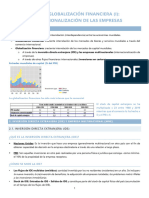 Tema 9. Globalización Financiera (I) - Internacionalización de Las Empresas