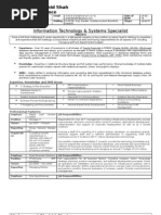 Information Technology & Systems Specialist: Muhammad Shahid Shah Resume at A Glance