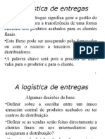 A Logística de Entregas