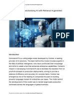 Command-R: Revolutionizing AI With Retrieval Augmented Generation