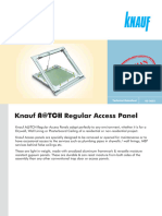 Knauf India Access Panels Data Sheet