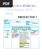 Planeación de Tercer Grado de Primaria